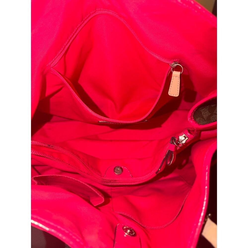 Coach Signature Stripe Drawstring Carryall Bag - Picture 5 of 12